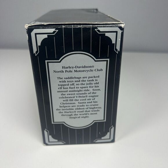 Vintage Harley Davidson Motorcycle " King Of The Road" Holiday Ornament With Box - Picture 9 of 11
